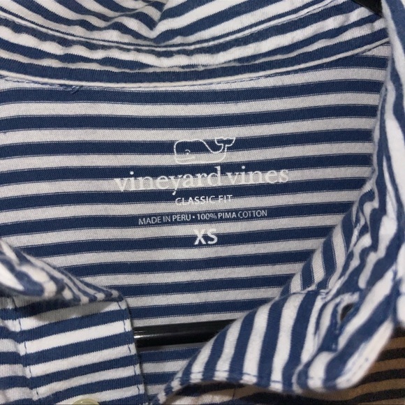 Vineyard Vines Striped Polo Shirt - Picture 3 of 4